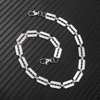 Cold style metal blade trouser chain