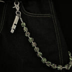 Silicone camouflage whistle pants chain