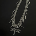 European and American chain mail rivet pants chain