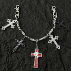 Element Cross Pendant Pants Chain