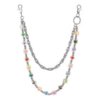 Double chain colorful candy trend hip hop hot selling pants chain