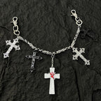 Element Cross Pendant Pants Chain