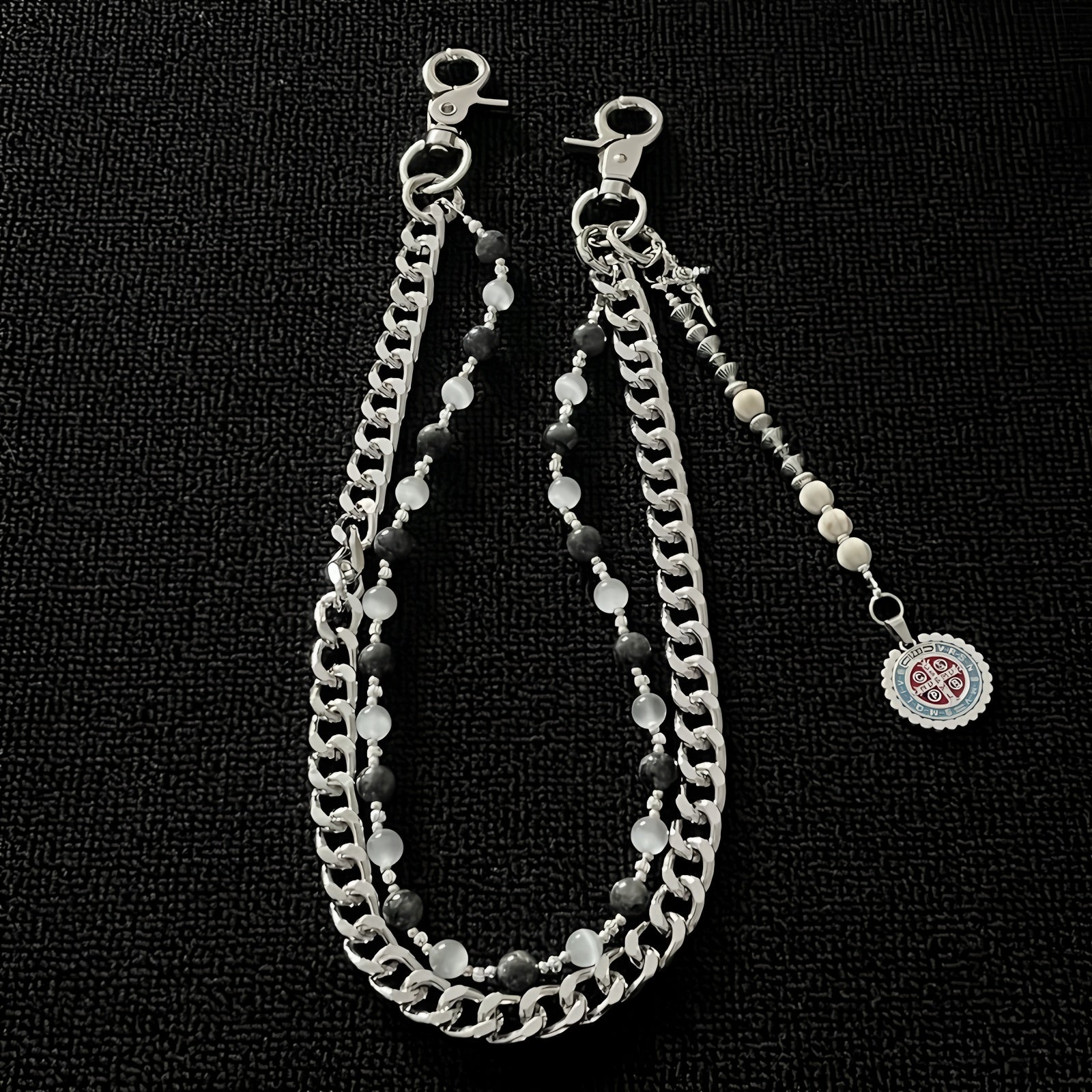 Handmade Beaded Cuban Trouser Chain