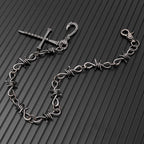 Vintage Gothic Cross Skull Pants Chain