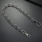 Single chain alloy skull trouser chain