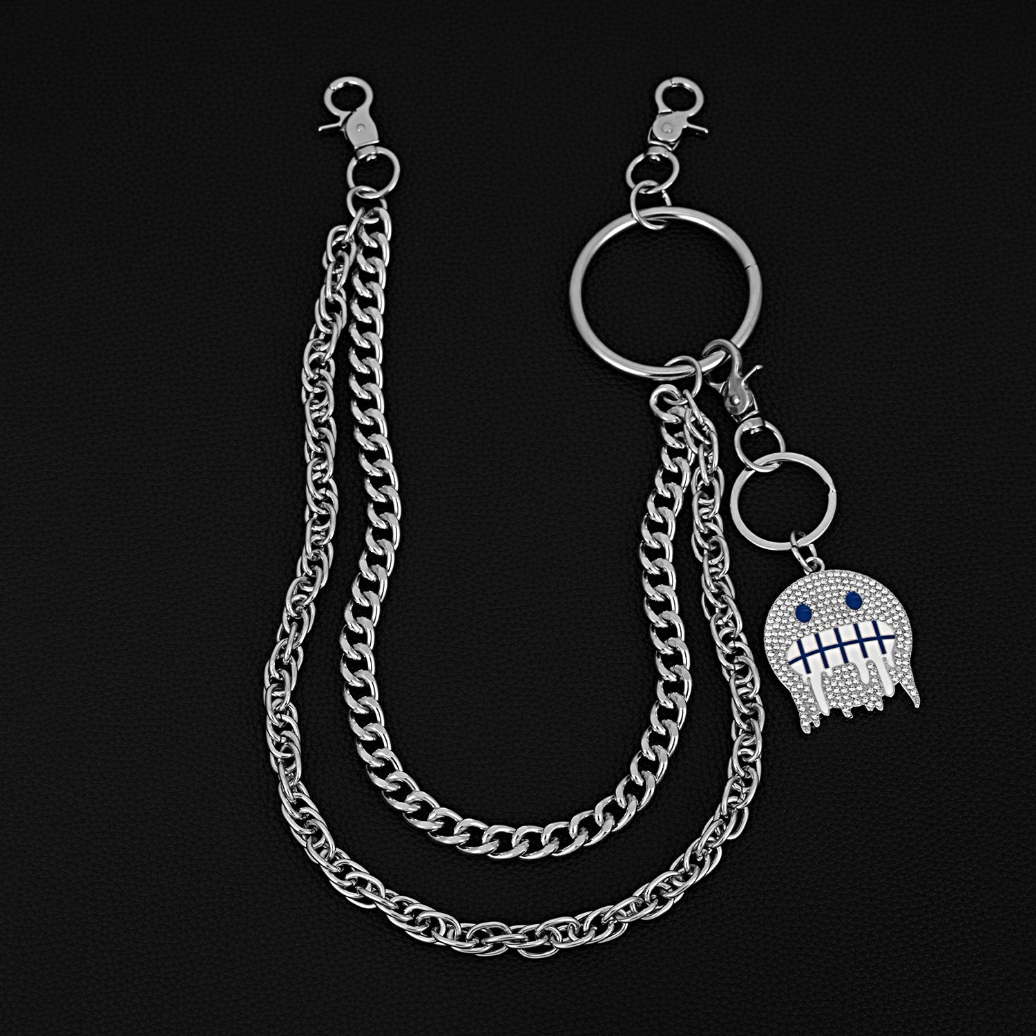 Combinable and detachable DIY keychain pants chain