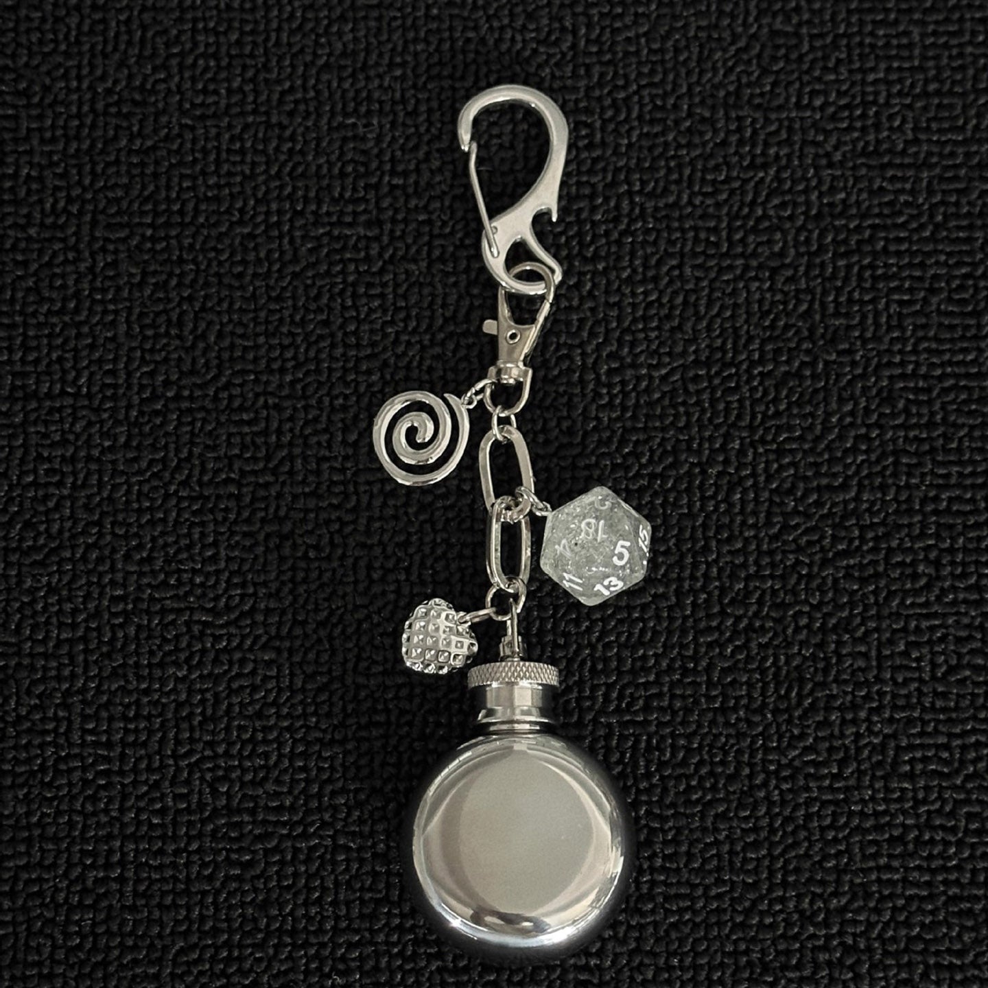 Strawberry Hip Pot Pendant Keychain