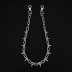 12 rivet spike pants chain