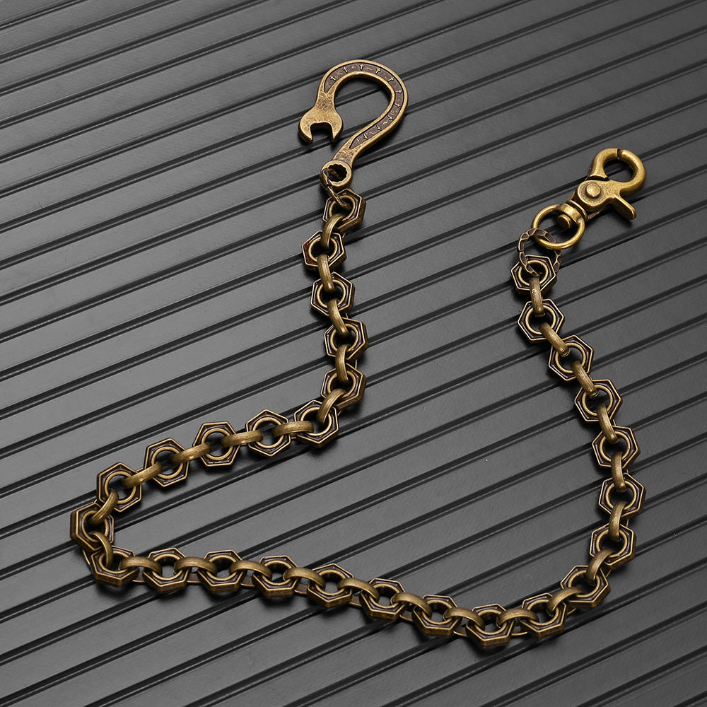 Fashion punk hip-hop style metal pants chain