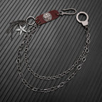Punk hip-hop motorcycle street pants chain