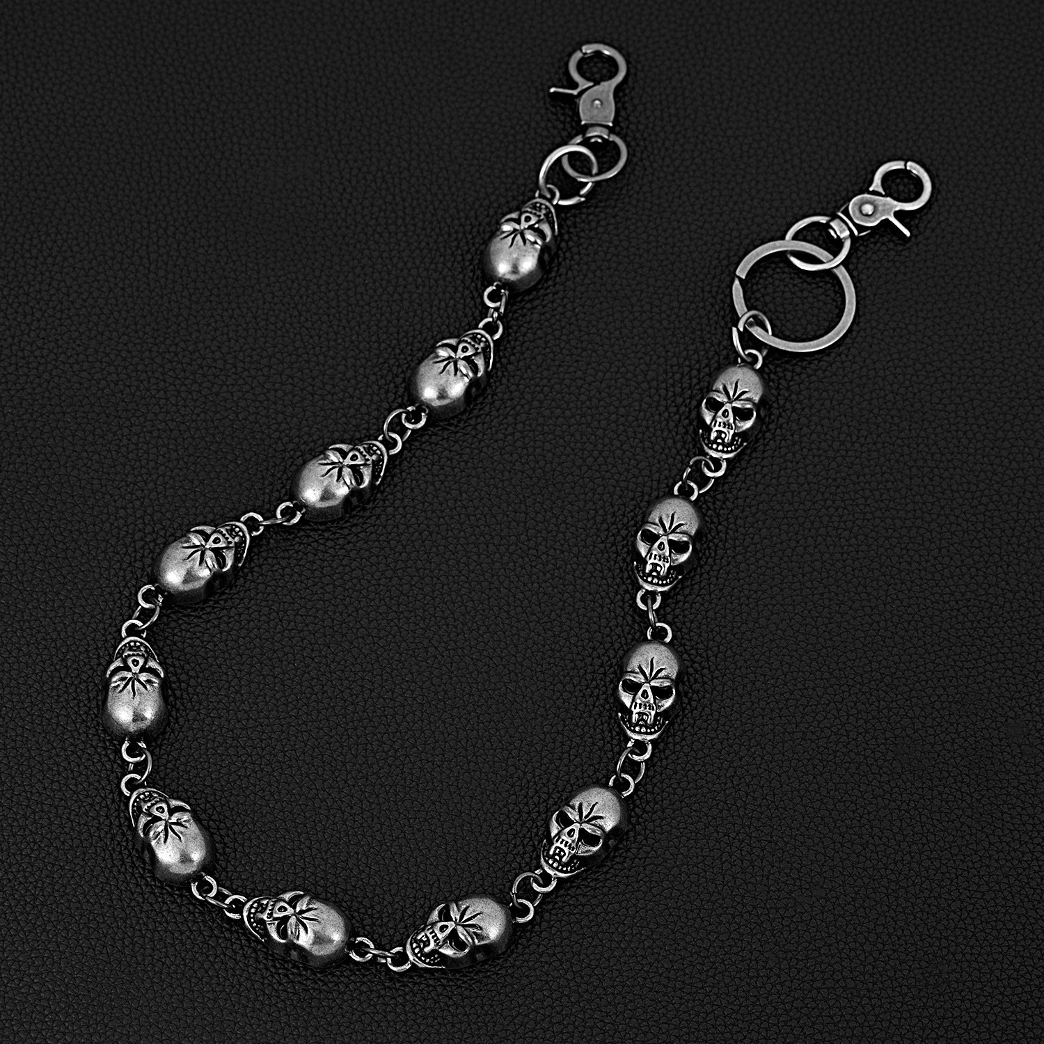 Skull personalized metal trouser chain