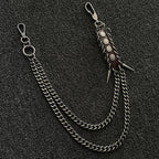 Personalized spiked trouser chain