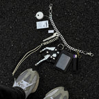 Creative skull palm waist chain