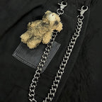 Cute bear plush original doll pendant pants chain