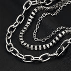 Skull Cross Triple Jeans Chain