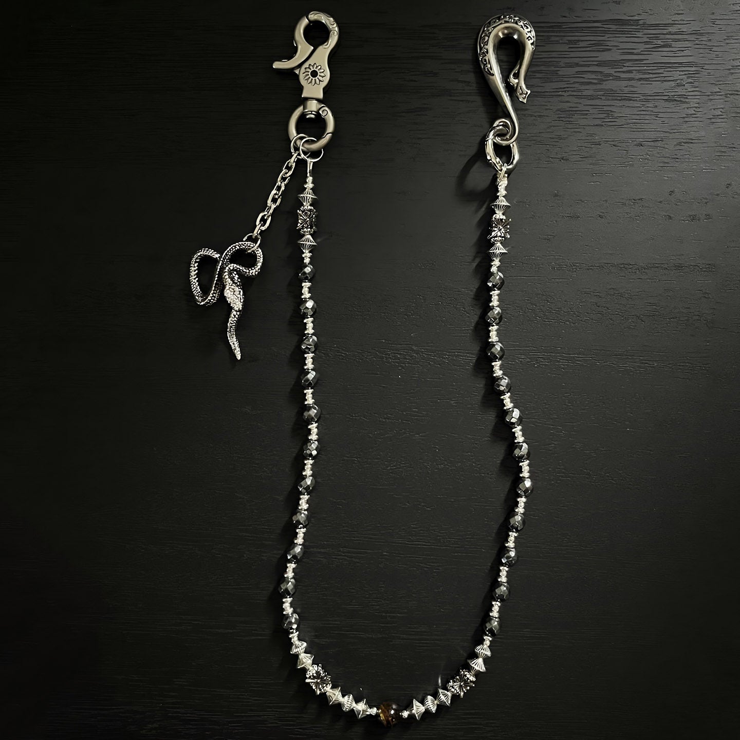 Black Viper Design Pants Chain