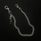 Heavy carving rose pants chain street hip hop European and American pants waist chain