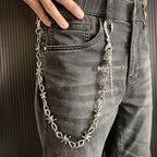 Vintage Gothic Cross Skull Pants Chain