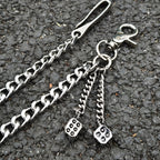 Single chain punk ring decorative waist chain