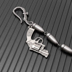 Personalized bullet design trouser chain