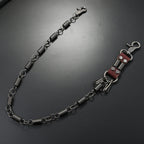 Fashionable metal spring trouser chain