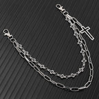 Personalized street hip-hop cross pants chain