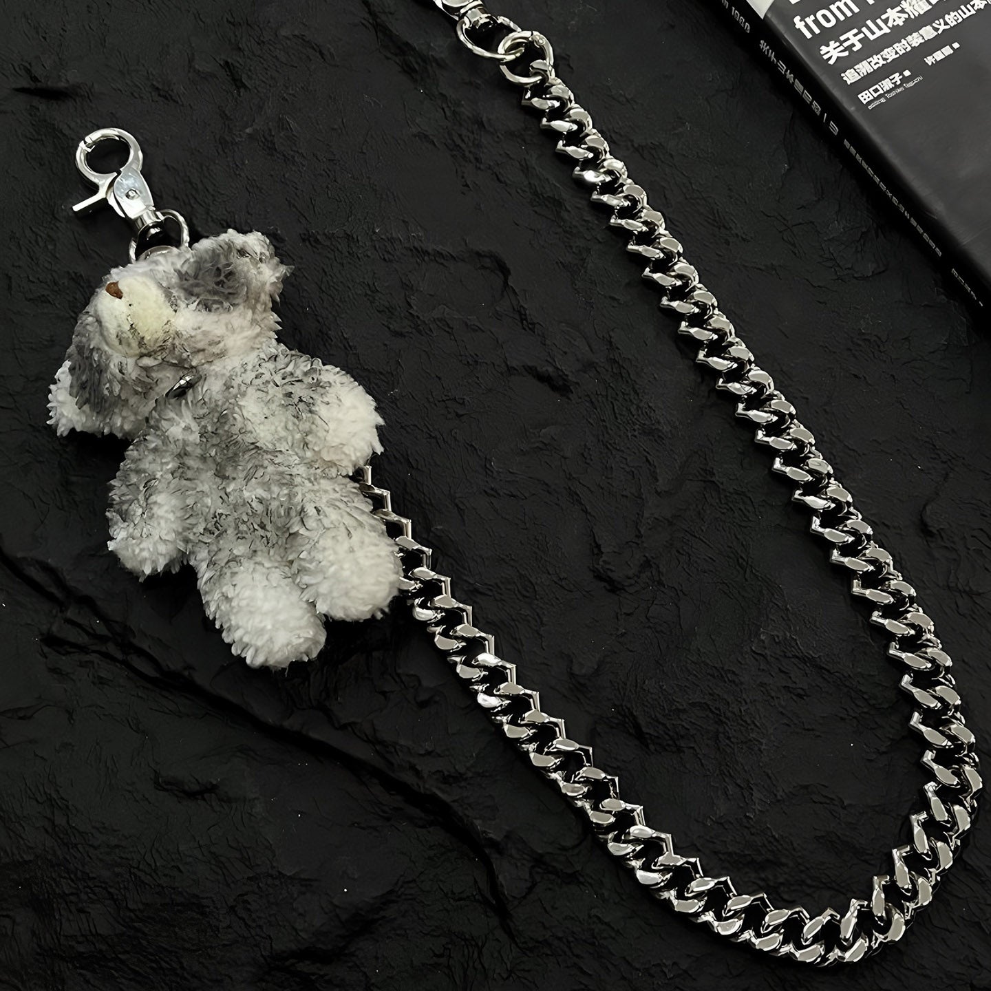 Cute bear plush original doll pendant pants chain
