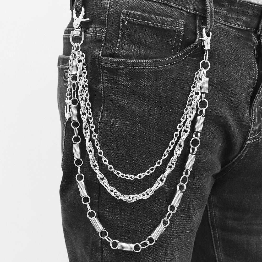 Three-layer boat-tow personalized waist chain