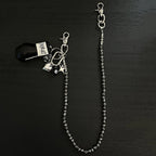 Ceramic cube bead handmade pants chain