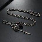 Ghost Bayonet Dagger Pendant Pants Chain