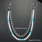Original Fashion Turquoise Bead Pants Chain