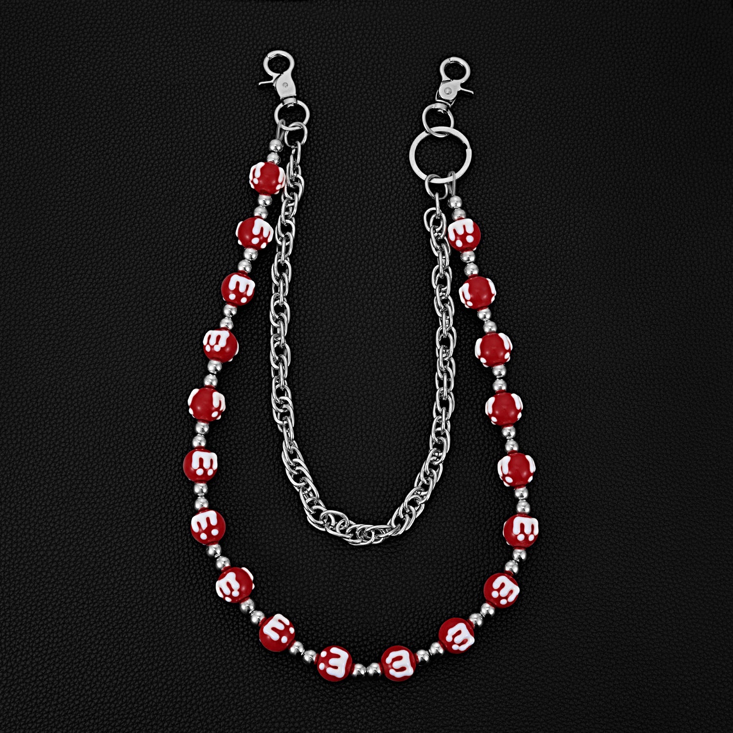 M&M double metal long trouser chain
