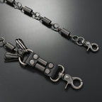 Fashionable metal spring trouser chain