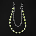 M&M double metal long trouser chain