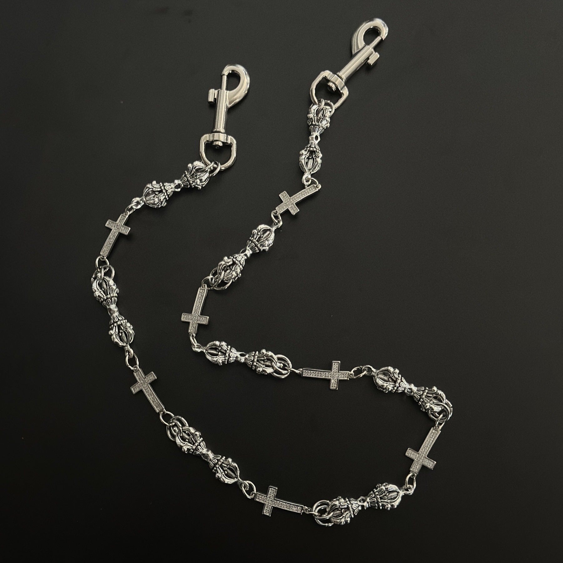 Diamond Cross Denim Waist Chain