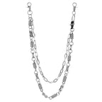 Double spring motorcycle chain pants chain