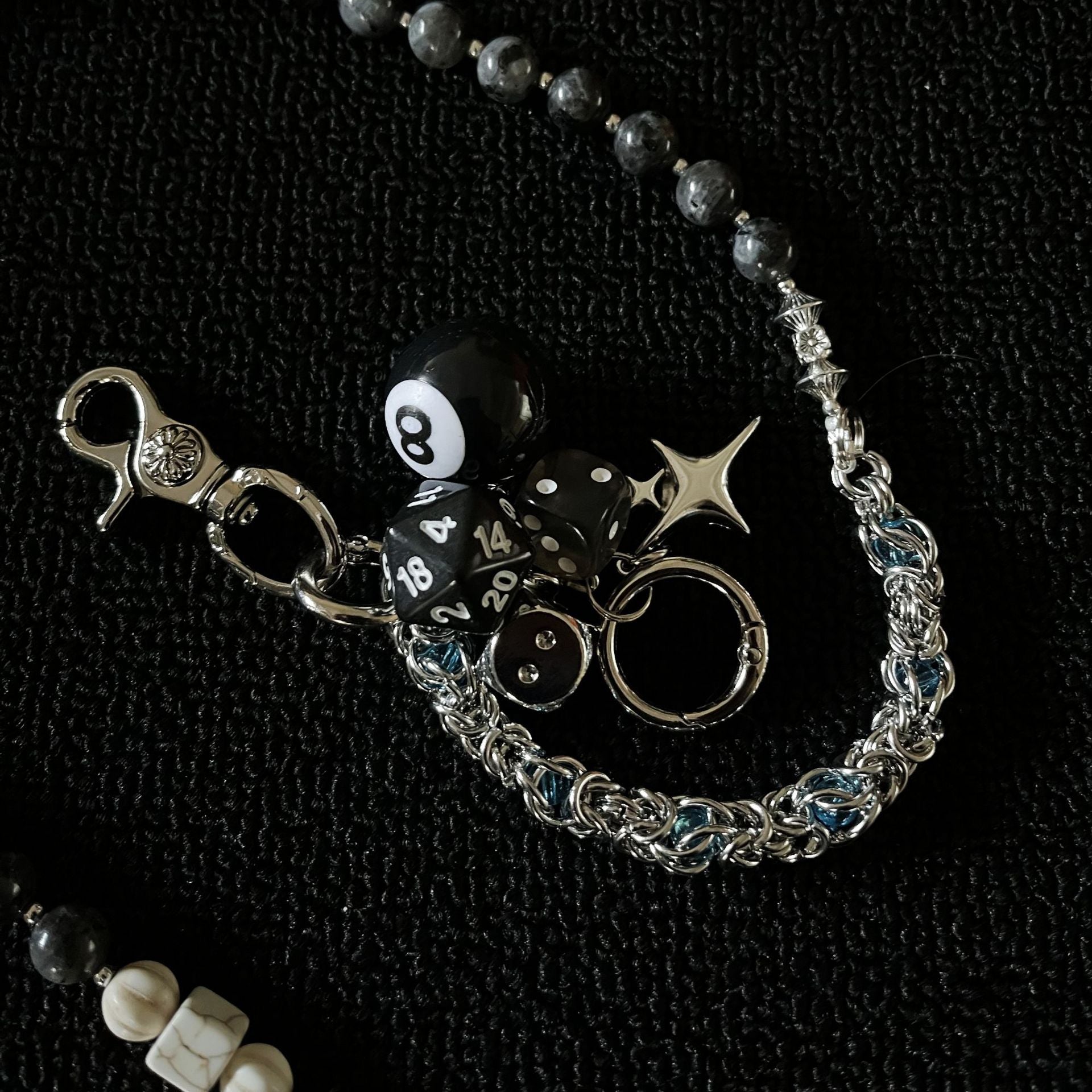 Dark Subculture Y2K Handmade Pants Chain