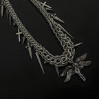 European and American chain mail rivet pants chain