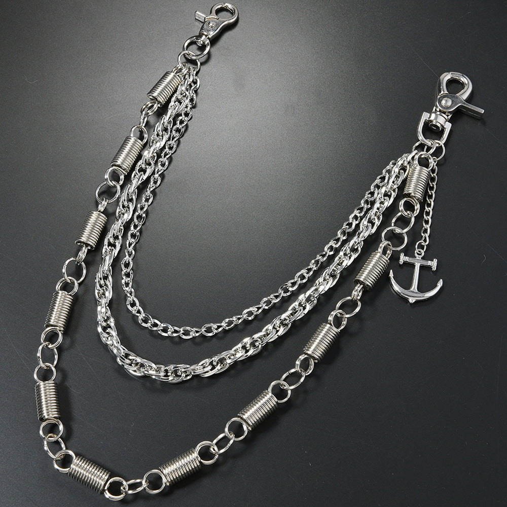 Three-layer boat-tow personalized waist chain