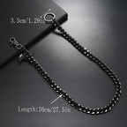 Punk fashion hip-hop waist chain