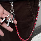 Volcanic stone single product unique pants chain