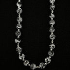 Flower silicone pants square scarf personalized pants chain