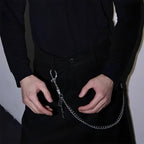 Pioneer design erd style rose embossed pants chain