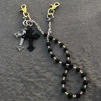 Volcanic Stone Creative Cross Pants Chain