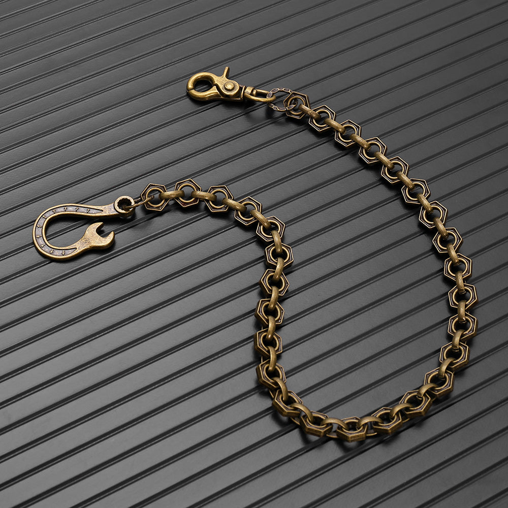 Fashion punk hip-hop style metal pants chain
