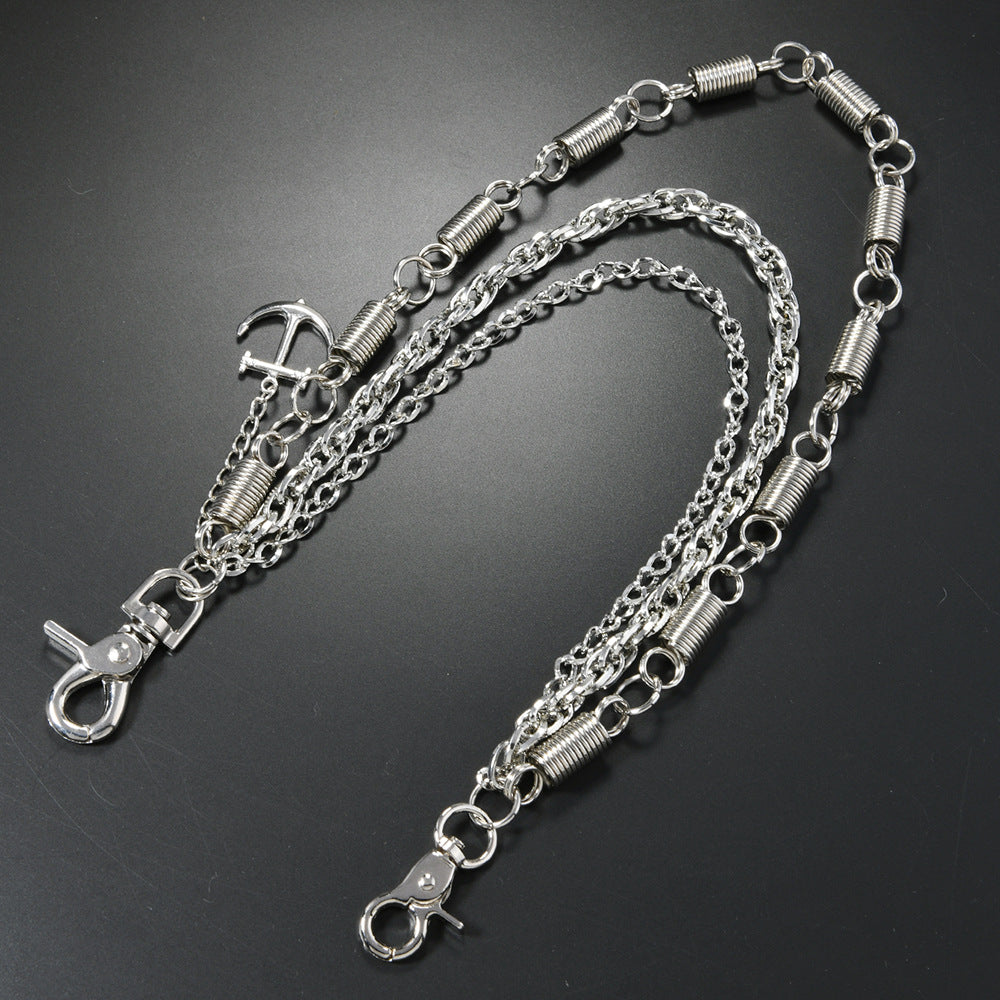 Three-layer boat-tow personalized waist chain