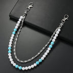 Original Fashion Turquoise Bead Pants Chain