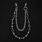 M&M double metal long trouser chain
