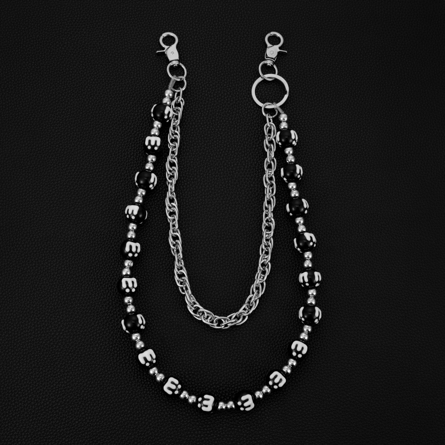 M&M double metal long trouser chain