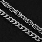 Combinable and detachable DIY keychain pants chain